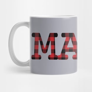 Mama Buffalo Check Mug